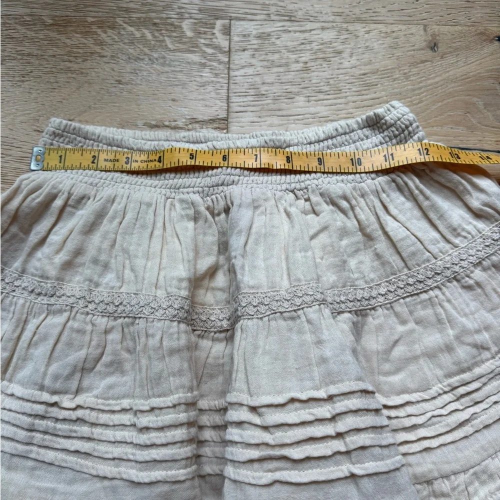 NEW! Spell & the Gypsy Collective Organic Cotton Sand Hanalei Skirt XS PriceFirm